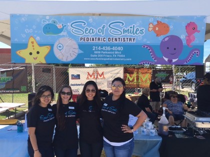 Event photo for Pediatric dentist Dr. Dana Doan's office in Frisco, TX also serving the surrounding cities of McKinney, Plano, Little Elm, Prosper and The Colony, TX.